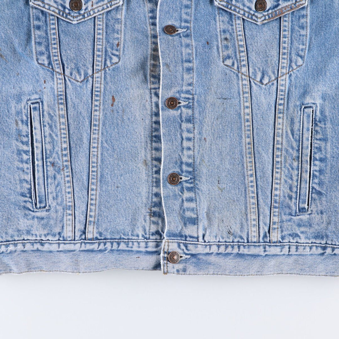 90'S Levi's 70503-0216 Denim Jacket, Men's Size XL, Vintage cotton blue type Vintage Second Hand