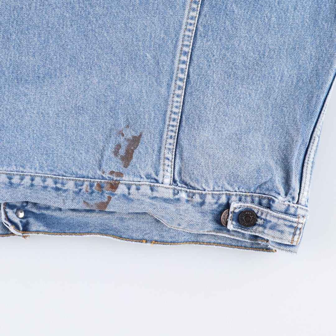 90'S Levi's 70503-0216 Denim Jacket, Men's Size XL, Vintage cotton blue type Vintage Second Hand