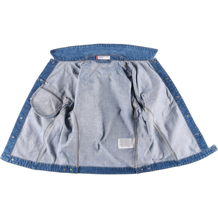 2000'S Levi's ENGINEERED 70100-0853 Euro Model Denim Jacket, Men's Size Medium cotton blue type Vintage Second Hand