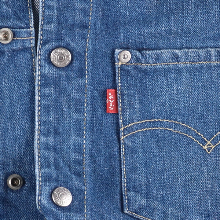 2000'S Levi's ENGINEERED 70100-0853 Euro Model Denim Jacket, Men's Size Medium cotton blue type Vintage Second Hand