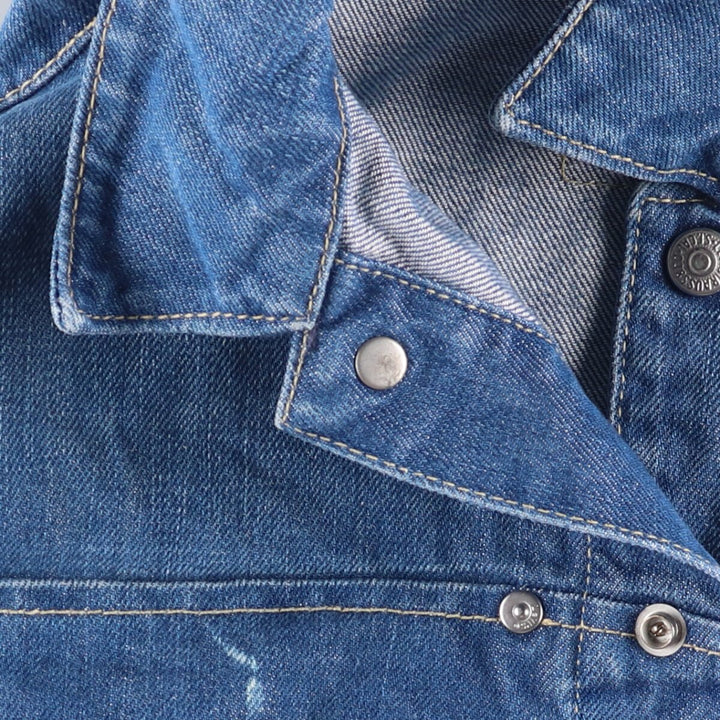 2000'S Levi's ENGINEERED 70100-0853 Euro Model Denim Jacket, Men's Size Medium cotton blue type Vintage Second Hand