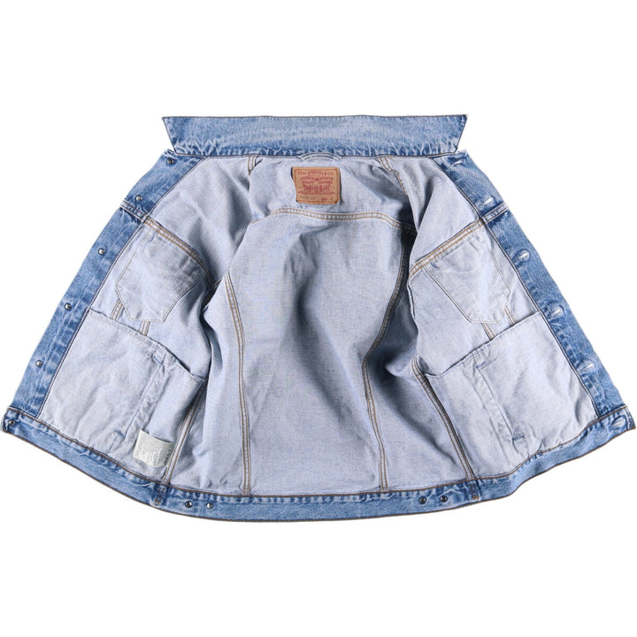 90'S Levi's 70503-0216 denim jacket, denim jacket, men's size L, vintage cotton blue type Vintage Second Hand