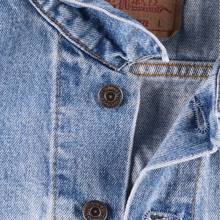 90'S Levi's 70503-0216 denim jacket, denim jacket, men's size L, vintage cotton blue type Vintage Second Hand
