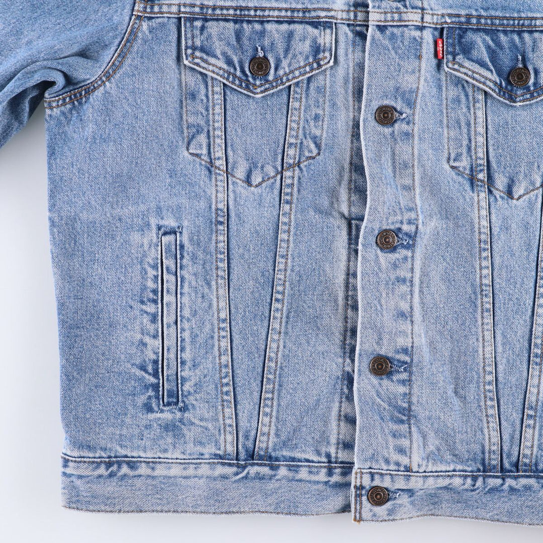 90'S Levi's 70503-0216 denim jacket, denim jacket, men's size L, vintage cotton blue type Vintage Second Hand