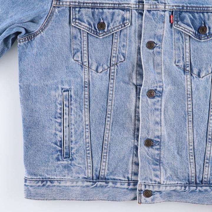 90'S Levi's 70503-0216 denim jacket, denim jacket, men's size L, vintage cotton blue type Vintage Second Hand