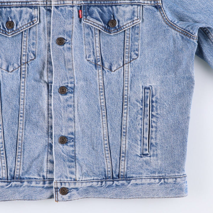 90'S Levi's 70503-0216 denim jacket, denim jacket, men's size L, vintage cotton blue type Vintage Second Hand