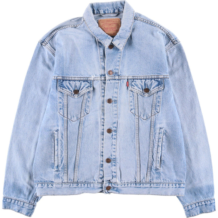 90'S Levi's 70503-0210 denim jacket, G-jacket, men's XL size, vintage cotton blue type Vintage Second Hand