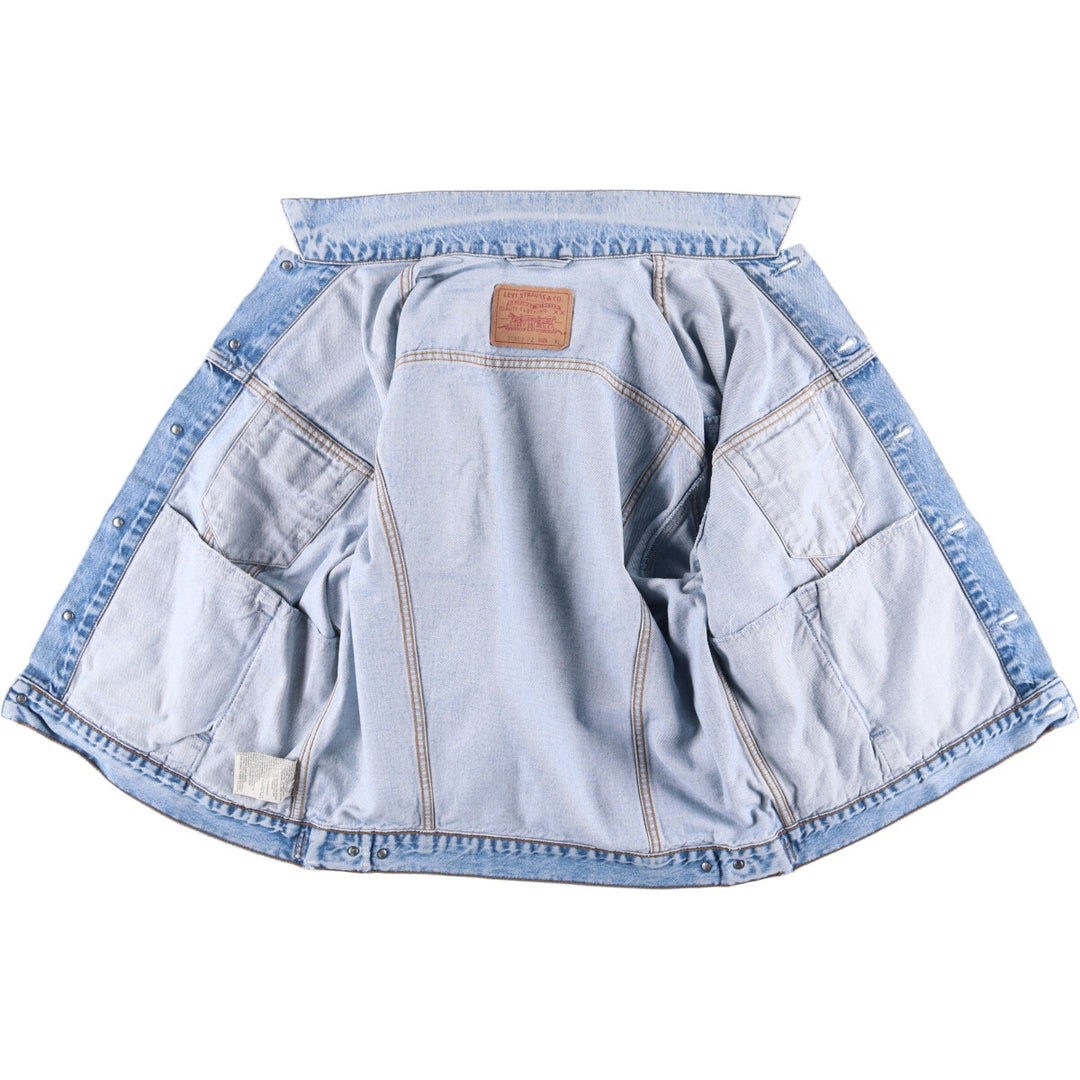 90'S Levi's 70503-0210 denim jacket, G-jacket, men's XL size, vintage cotton blue type Vintage Second Hand