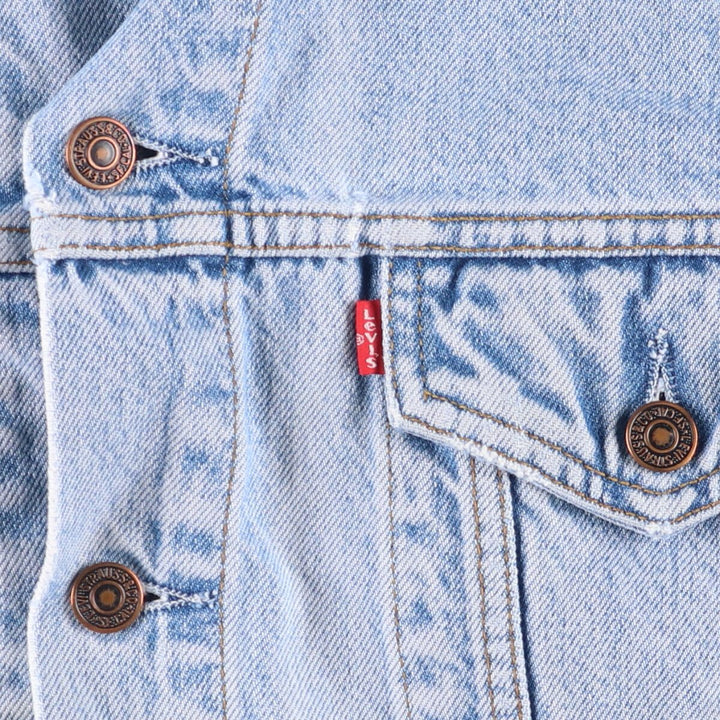 90'S Levi's 70503-0210 denim jacket, G-jacket, men's XL size, vintage cotton blue type Vintage Second Hand
