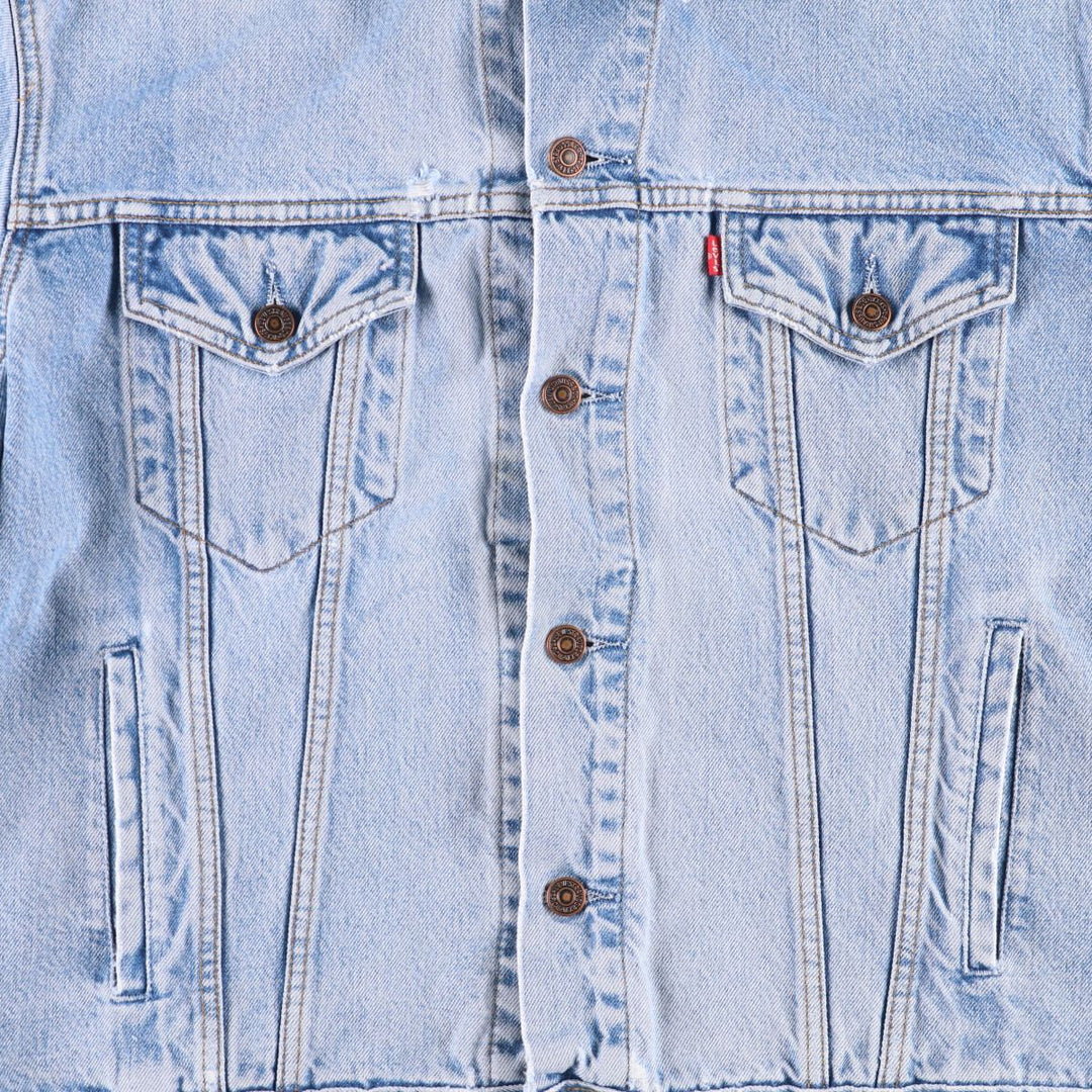 90'S Levi's 70503-0210 denim jacket, G-jacket, men's XL size, vintage cotton blue type Vintage Second Hand