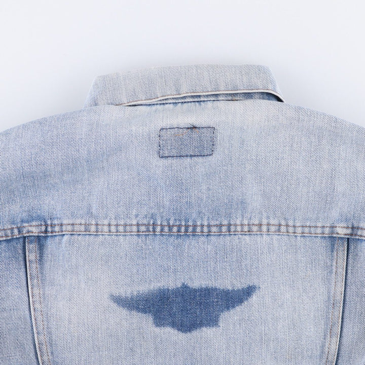 Vintage 1990'S Levi's 70500-0917 denim jacket, made in France, size L, men's unclear blue type Vintage Second Hand