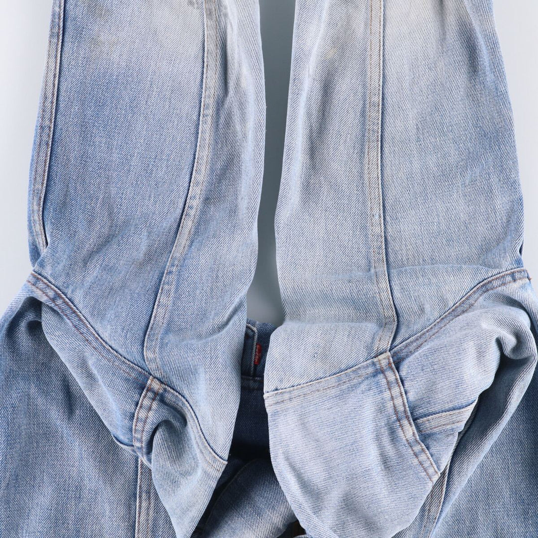 Vintage 1990'S Levi's 70500-0917 denim jacket, made in France, size L, men's unclear blue type Vintage Second Hand