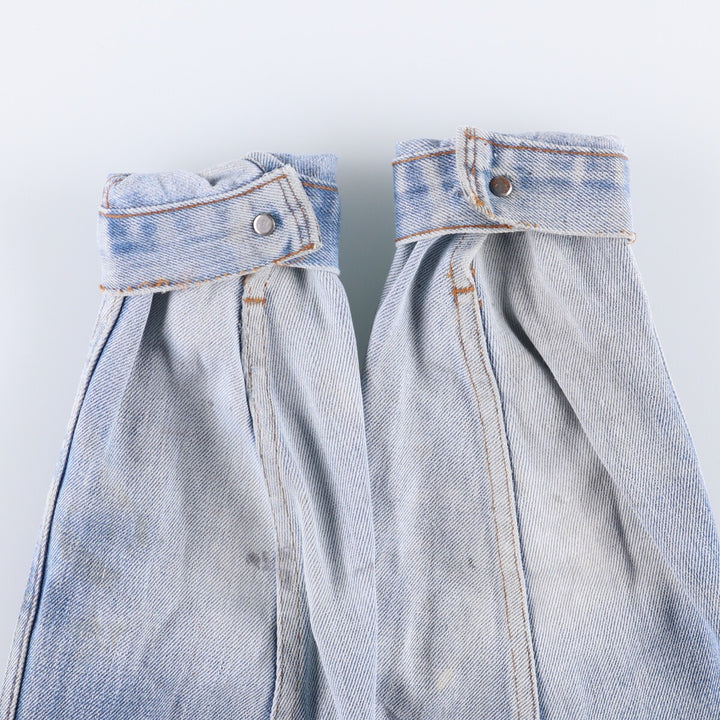 Vintage 1990'S Levi's 70500-0917 denim jacket, made in France, size L, men's unclear blue type Vintage Second Hand