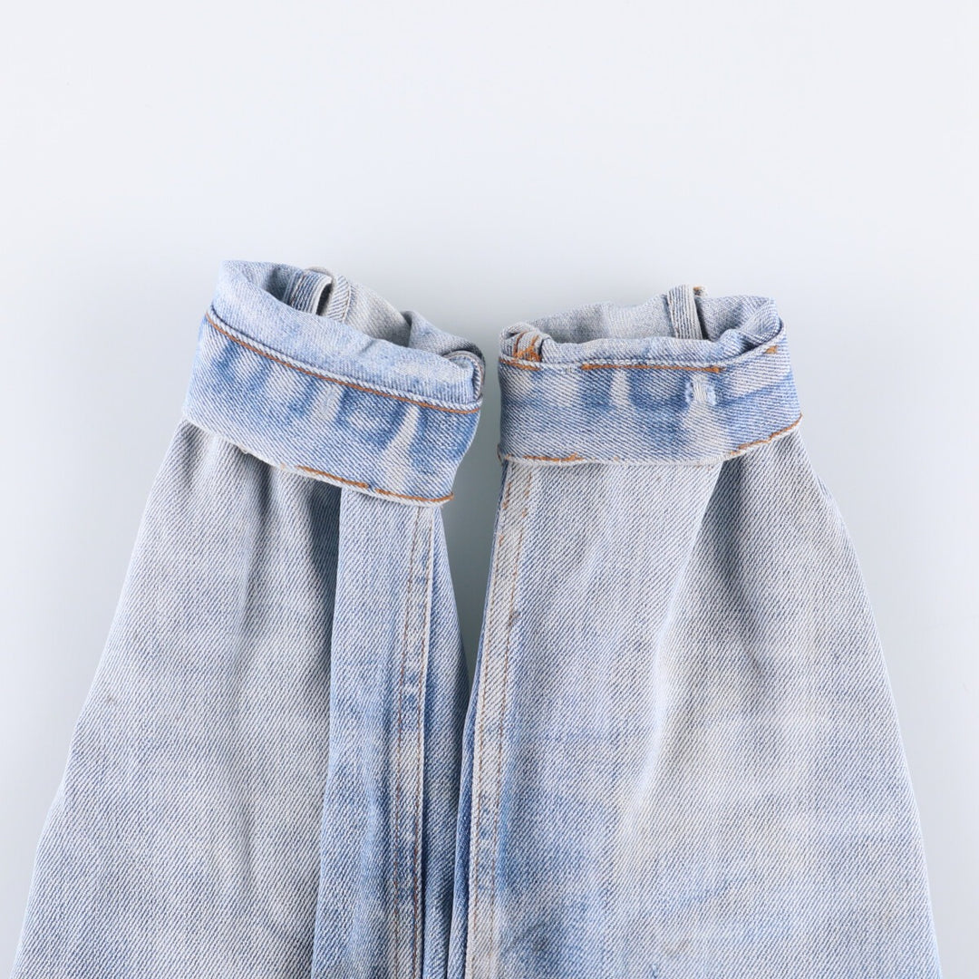 Vintage 1990'S Levi's 70500-0917 denim jacket, made in France, size L, men's unclear blue type Vintage Second Hand