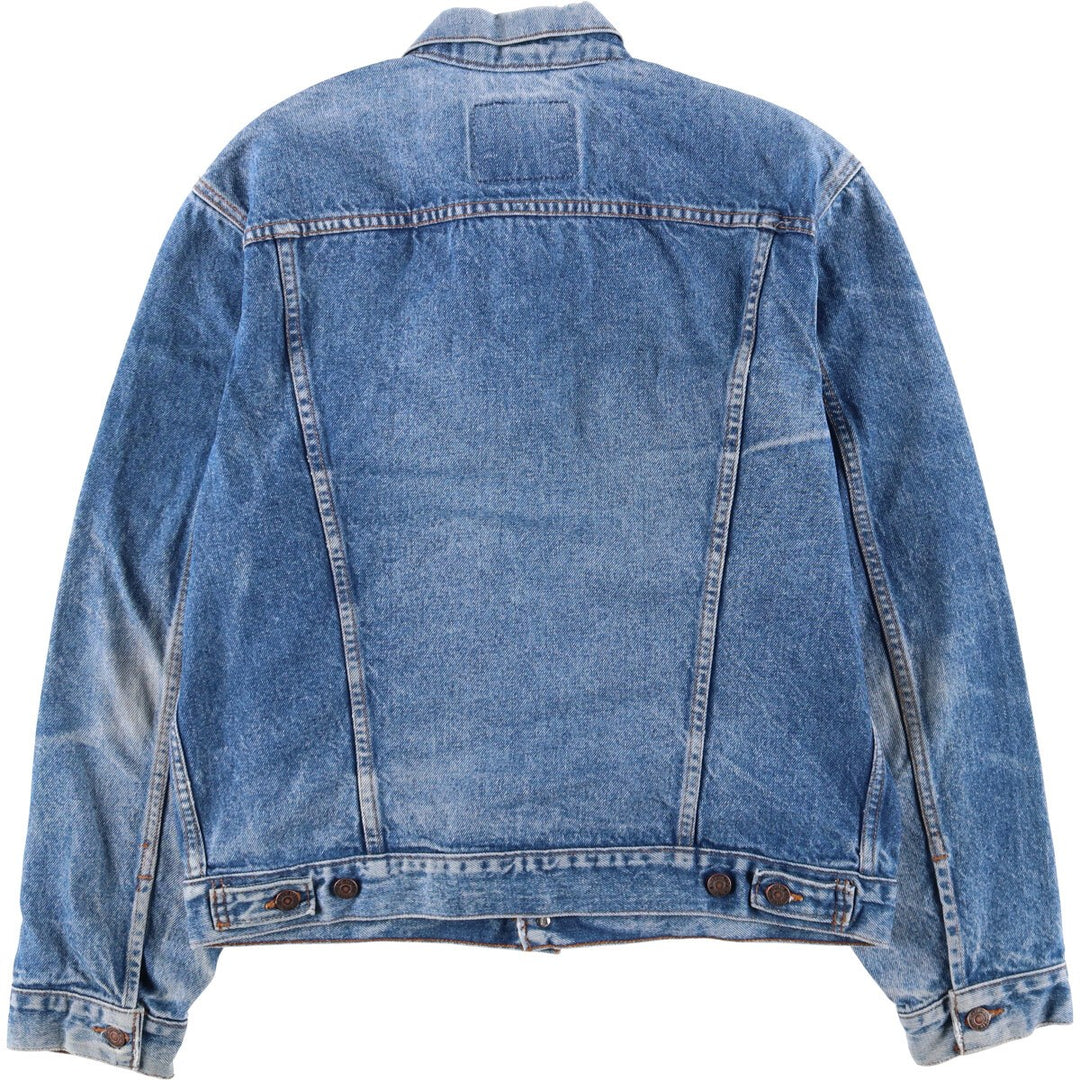 90'S Levi's 70506-0216 Denim Jacket, Made in USA, Men's Size L, Vintage cotton blue type Vintage Second Hand