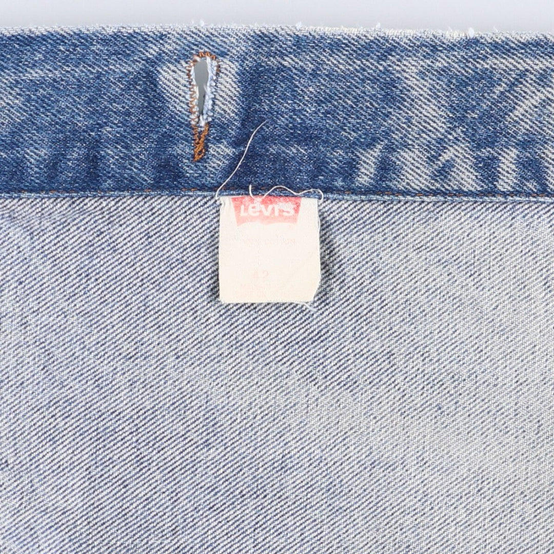 90'S Levi's 70506-0216 Denim Jacket, Made in USA, Men's Size L, Vintage cotton blue type Vintage Second Hand