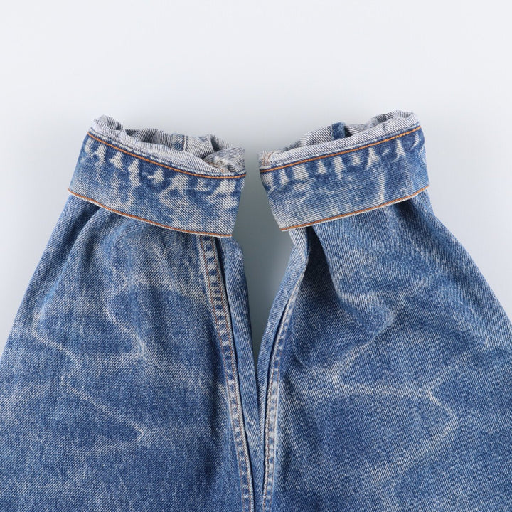 90'S Levi's 70506-0216 Denim Jacket, Made in USA, Men's Size L, Vintage cotton blue type Vintage Second Hand