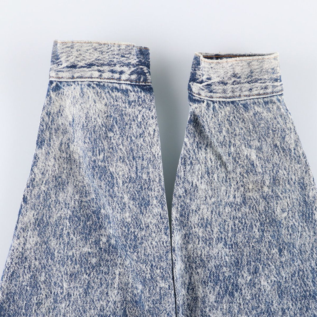 Vintage 1980'S Levi's 70507-0520 Chemical Wash Denim Jacket, Made in USA, Men's Size XL cotton blue type Vintage Second Hand