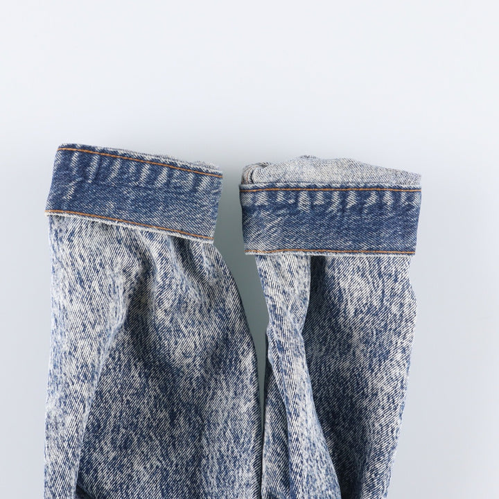 Vintage 1980'S Levi's 70507-0520 Chemical Wash Denim Jacket, Made in USA, Men's Size XL cotton blue type Vintage Second Hand