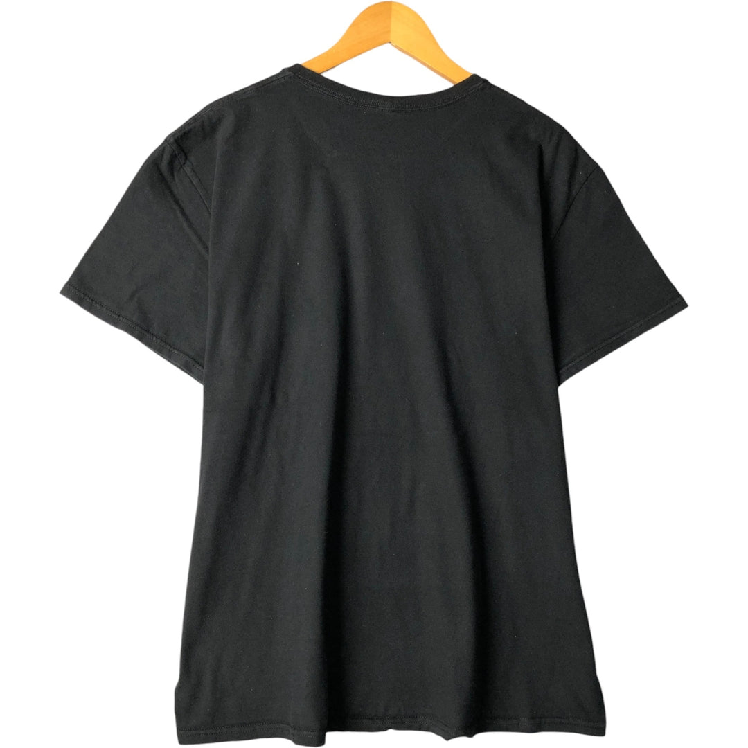 MISFITS Skull Pattern Band T-shirt, Men's L size unclear black type Vintage Second Hand