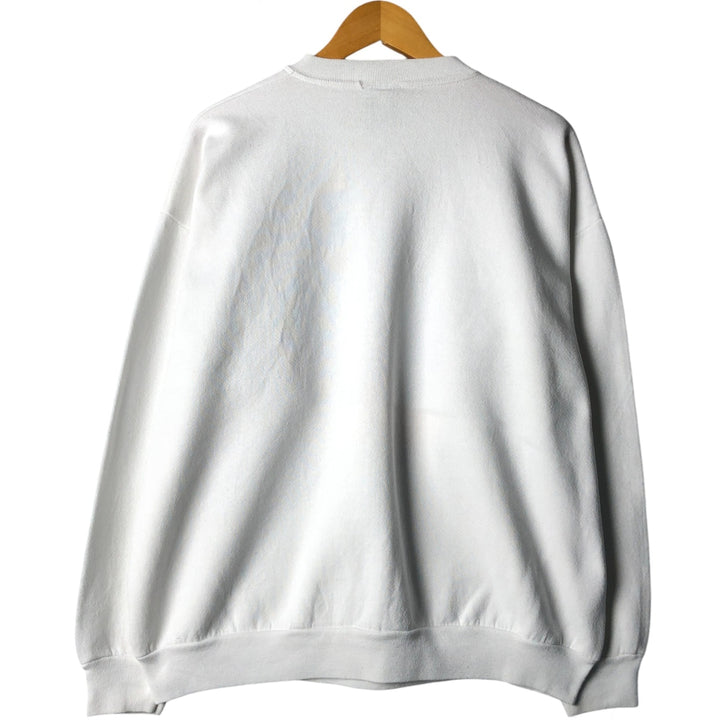 Vintage 90'S MICKY UNLIMITED Mickey Mouse character sweatshirt, Made in USA, Men's XL cotton white type Vintage Second Hand
