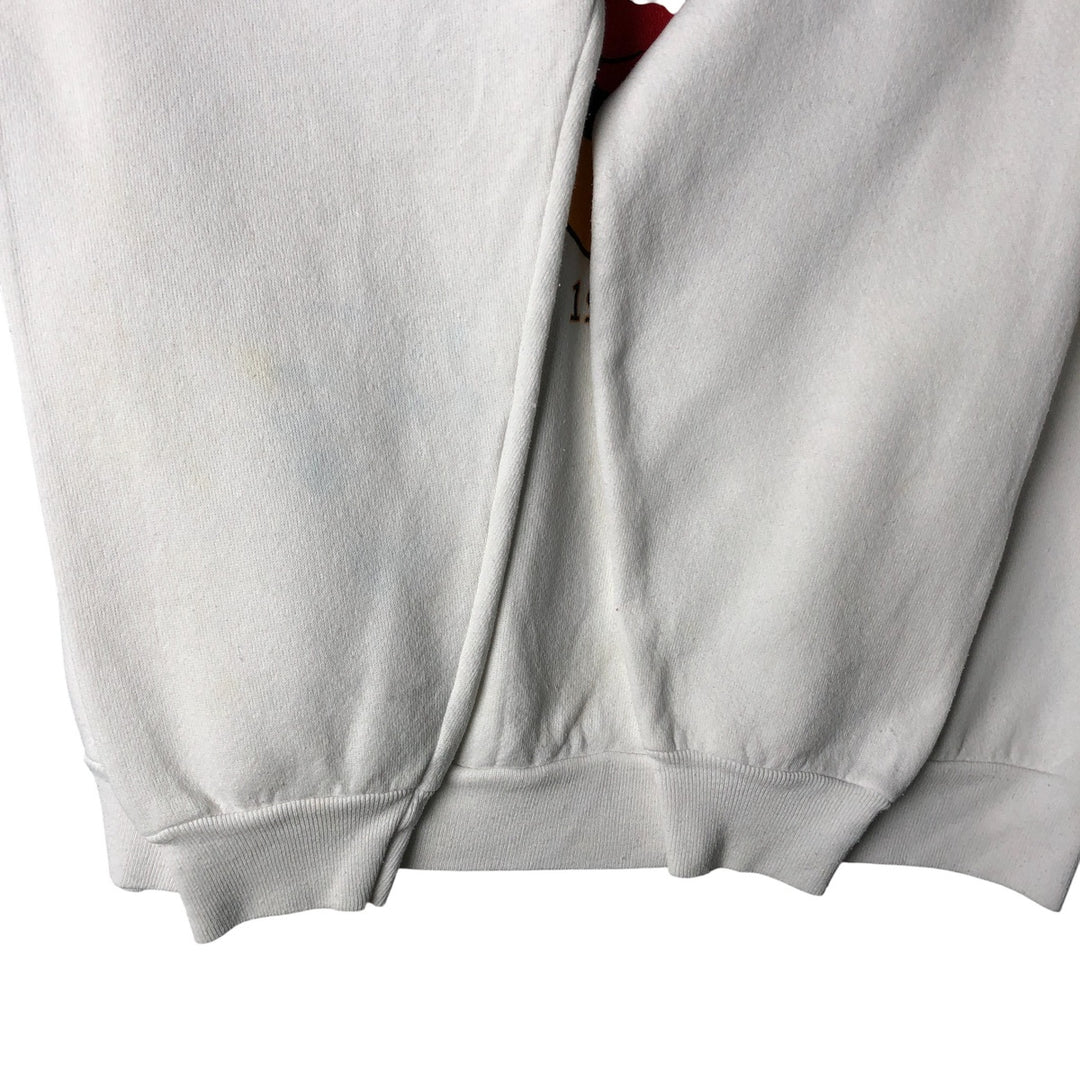 Vintage 90'S MICKY UNLIMITED Mickey Mouse character sweatshirt, Made in USA, Men's XL cotton white type Vintage Second Hand