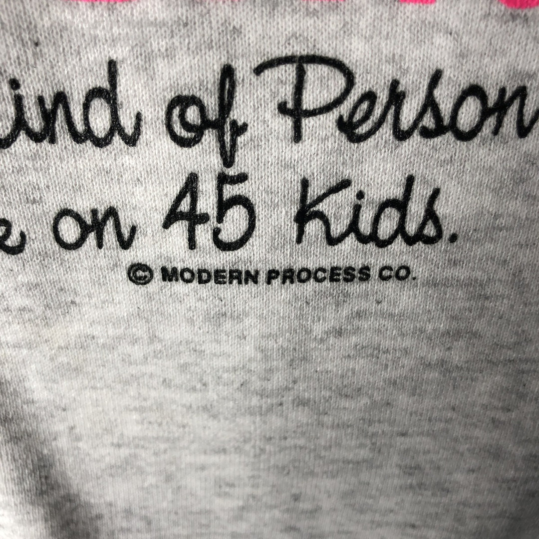Vintage 90'S Lee printed sweatshirt, made in the USA, men's size XL cotton gray type Vintage Second Hand
