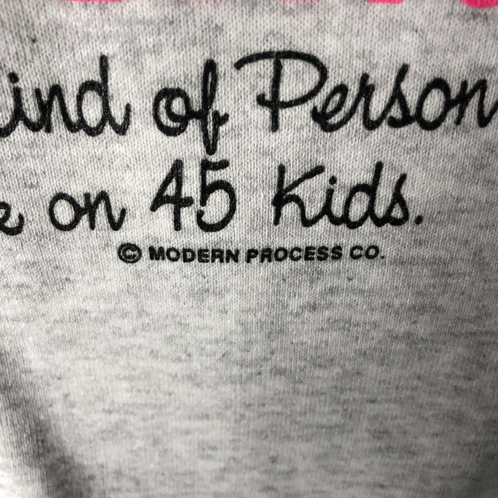Vintage 90'S Lee printed sweatshirt, made in the USA, men's size XL cotton gray type Vintage Second Hand