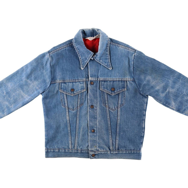 Vintage 1970'S JCPenney Indigo Super Denim denim jacket, size L, men's size L cotton blue type Vintage Second Hand