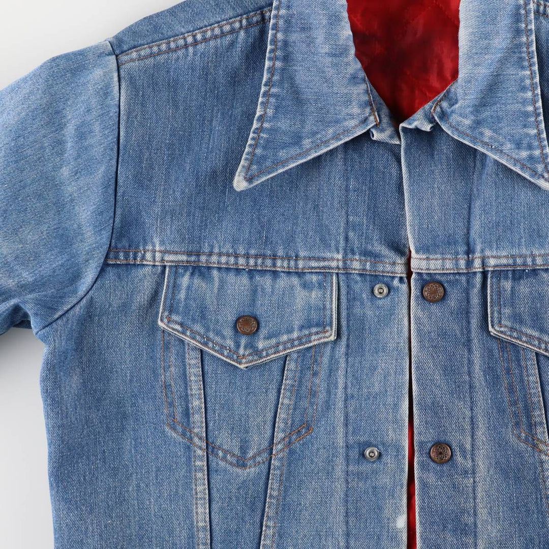 Vintage 1970'S JCPenney Indigo Super Denim denim jacket, size L, men's size L cotton blue type Vintage Second Hand