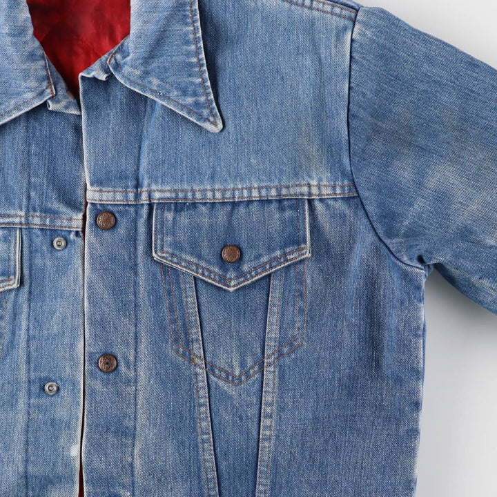 Vintage 1970'S JCPenney Indigo Super Denim denim jacket, size L, men's size L cotton blue type Vintage Second Hand