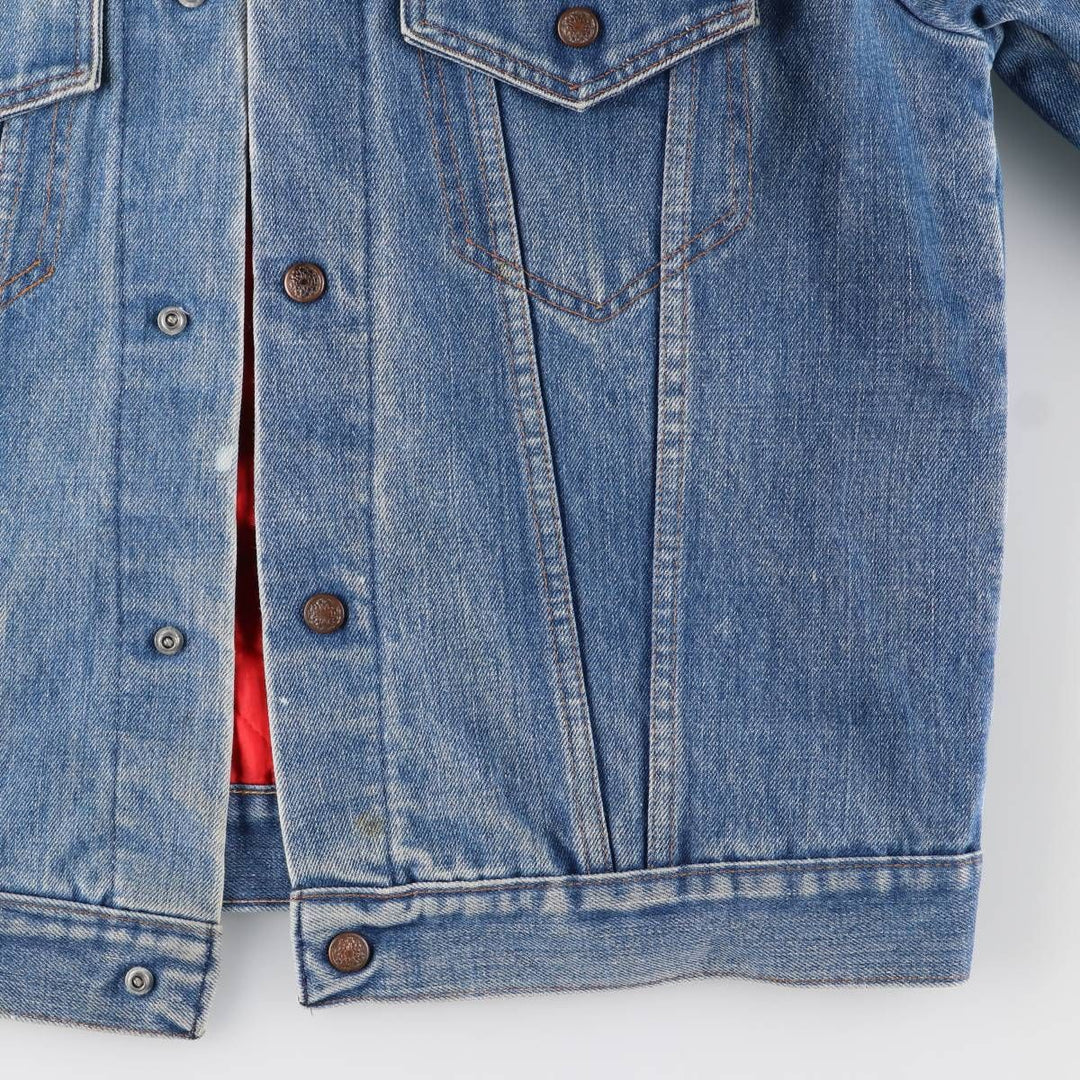 Vintage 1970'S JCPenney Indigo Super Denim denim jacket, size L, men's size L cotton blue type Vintage Second Hand