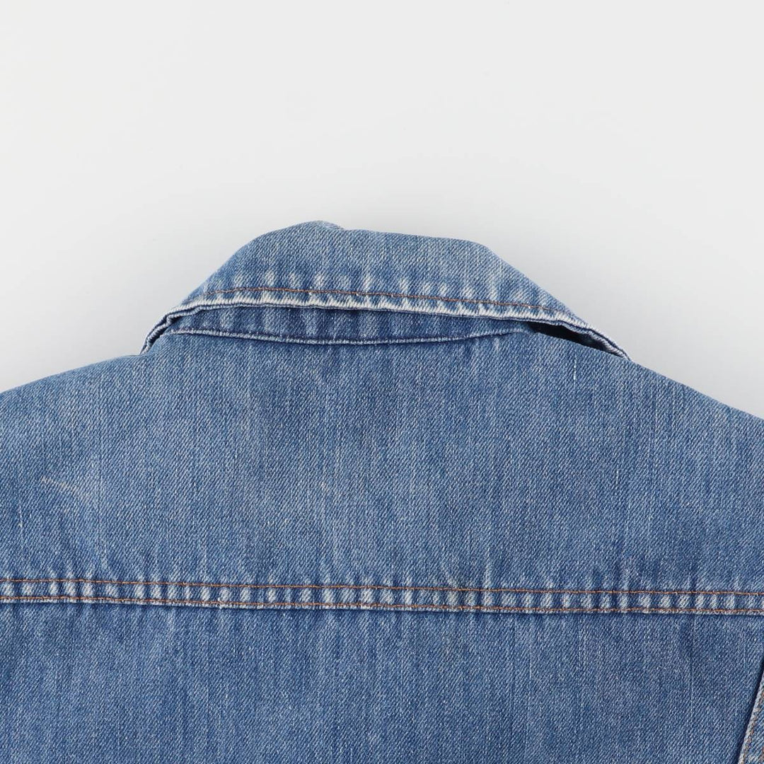 Vintage 1970'S JCPenney Indigo Super Denim denim jacket, size L, men's size L cotton blue type Vintage Second Hand