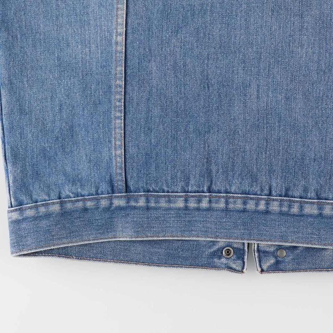 Vintage 1970'S JCPenney Indigo Super Denim denim jacket, size L, men's size L cotton blue type Vintage Second Hand