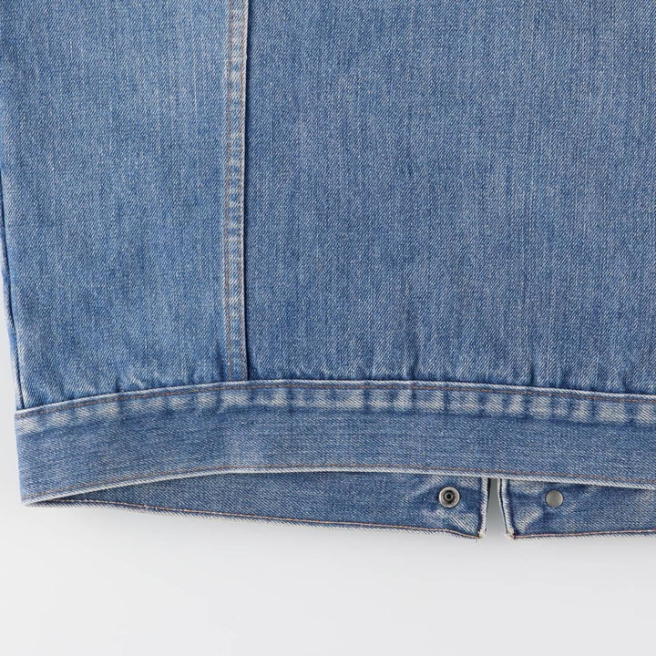 Vintage 1970'S JCPenney Indigo Super Denim denim jacket, size L, men's size L cotton blue type Vintage Second Hand