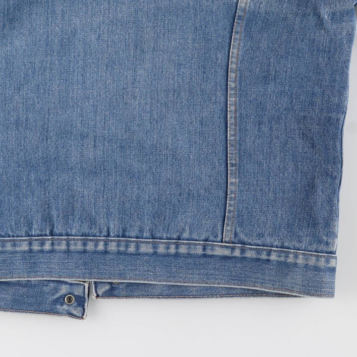 Vintage 1970'S JCPenney Indigo Super Denim denim jacket, size L, men's size L cotton blue type Vintage Second Hand