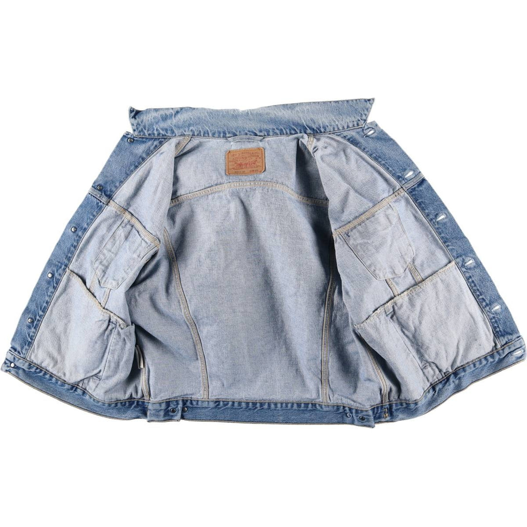 Levi's 70503-0214 Euro Model Denim Jacket, Made in Italy, Men's XXL, Vintage cotton blue type Vintage Second Hand