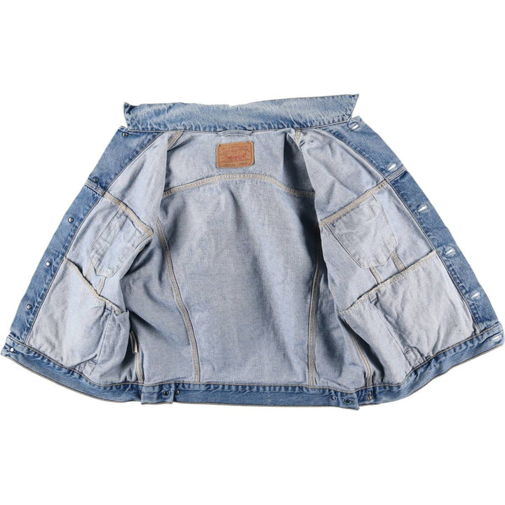 Levi's 70503-0214 Euro Model Denim Jacket, Made in Italy, Men's XXL, Vintage cotton blue type Vintage Second Hand