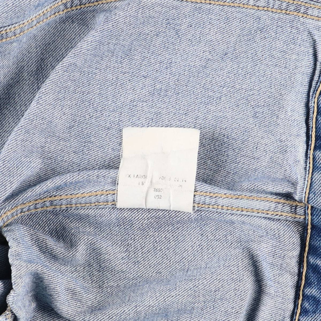 Levi's 70503-0214 Euro Model Denim Jacket, Made in Italy, Men's XXL, Vintage cotton blue type Vintage Second Hand