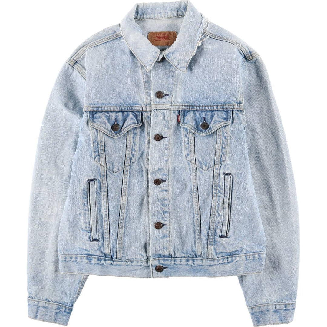 Vintage Levi's denim jacket, made in the USA, size L, men's size L cotton blue type Vintage Second Hand