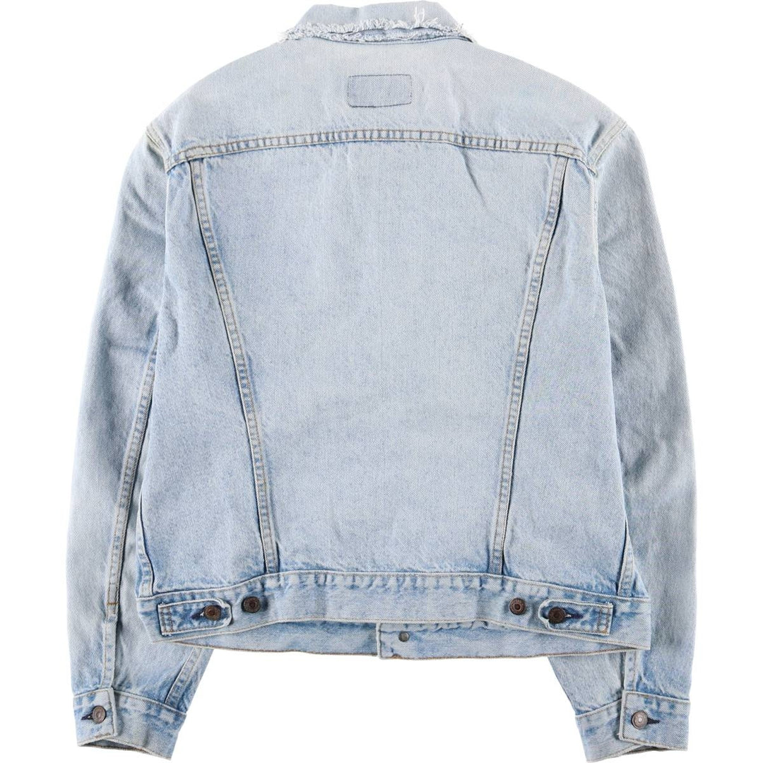 Vintage Levi's denim jacket, made in the USA, size L, men's size L cotton blue type Vintage Second Hand