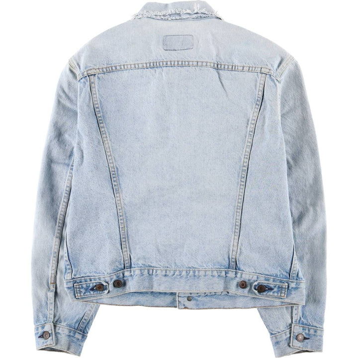 Vintage Levi's denim jacket, made in the USA, size L, men's size L cotton blue type Vintage Second Hand