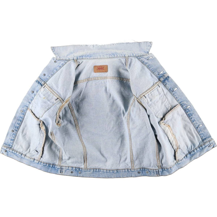 Vintage Levi's denim jacket, made in the USA, size L, men's size L cotton blue type Vintage Second Hand