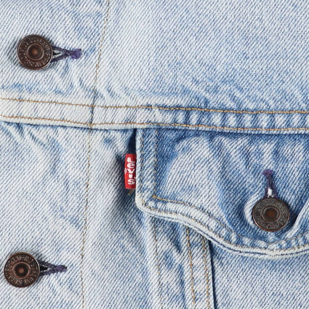 Vintage Levi's denim jacket, made in the USA, size L, men's size L cotton blue type Vintage Second Hand