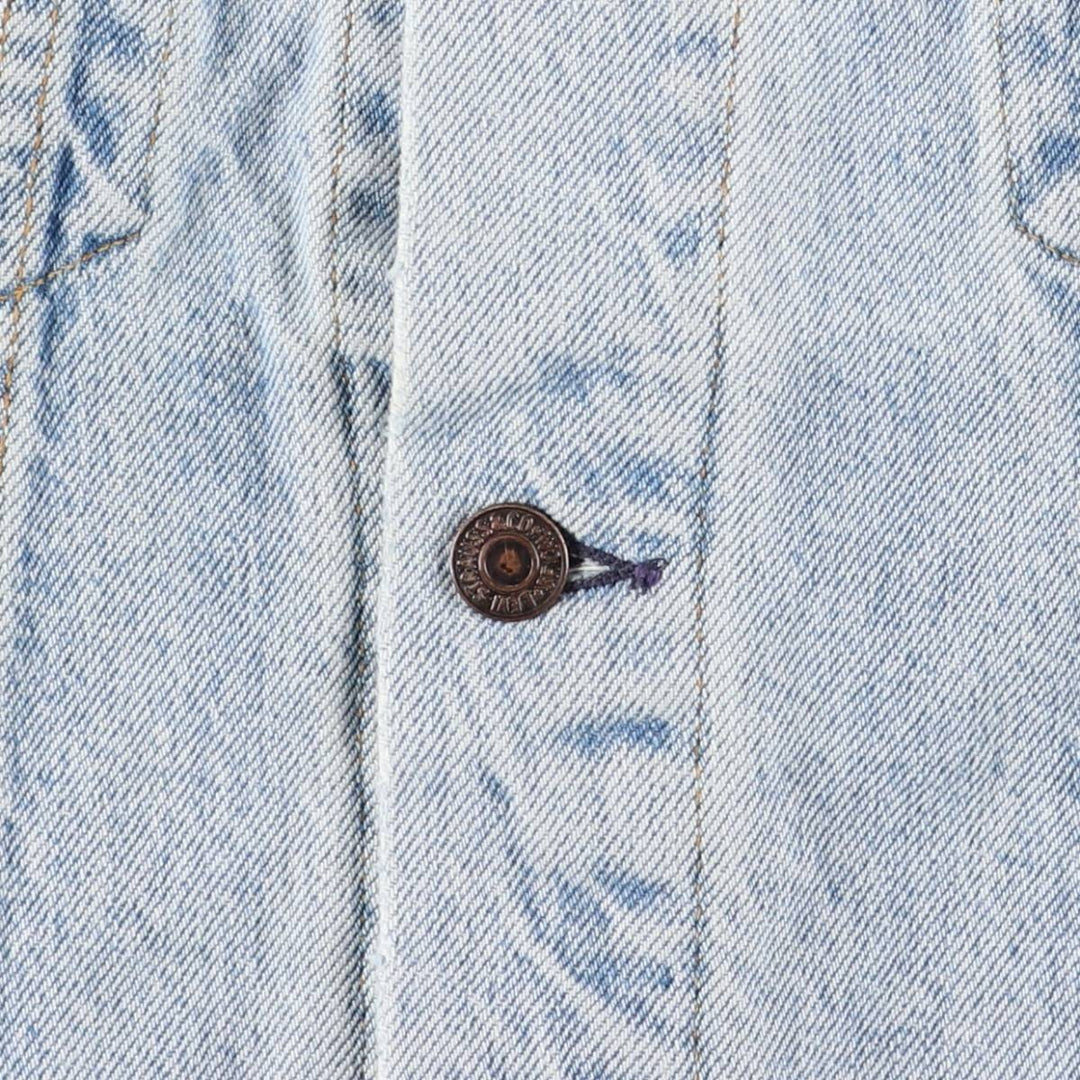 Vintage Levi's denim jacket, made in the USA, size L, men's size L cotton blue type Vintage Second Hand