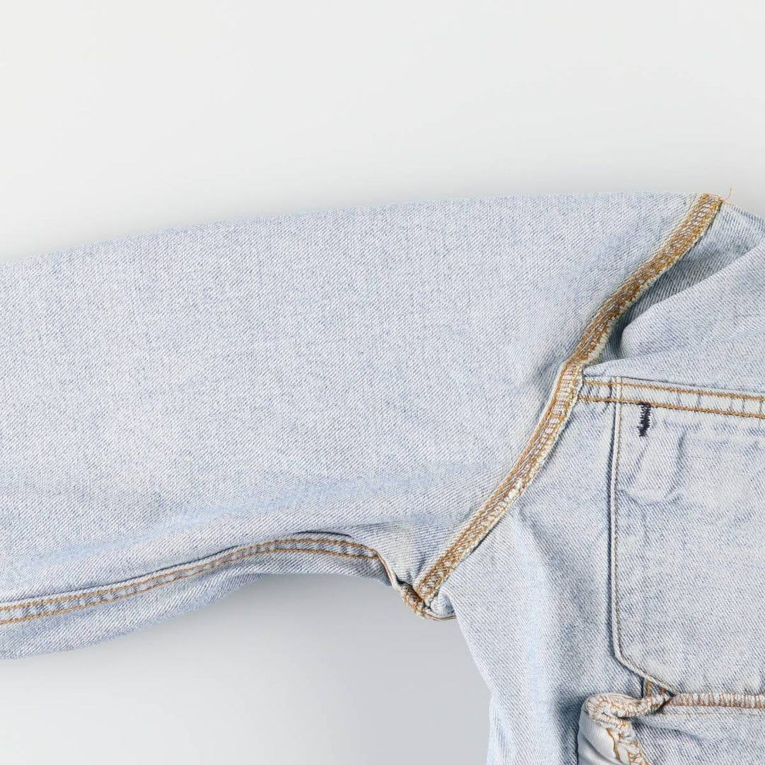 Vintage Levi's denim jacket, made in the USA, size L, men's size L cotton blue type Vintage Second Hand