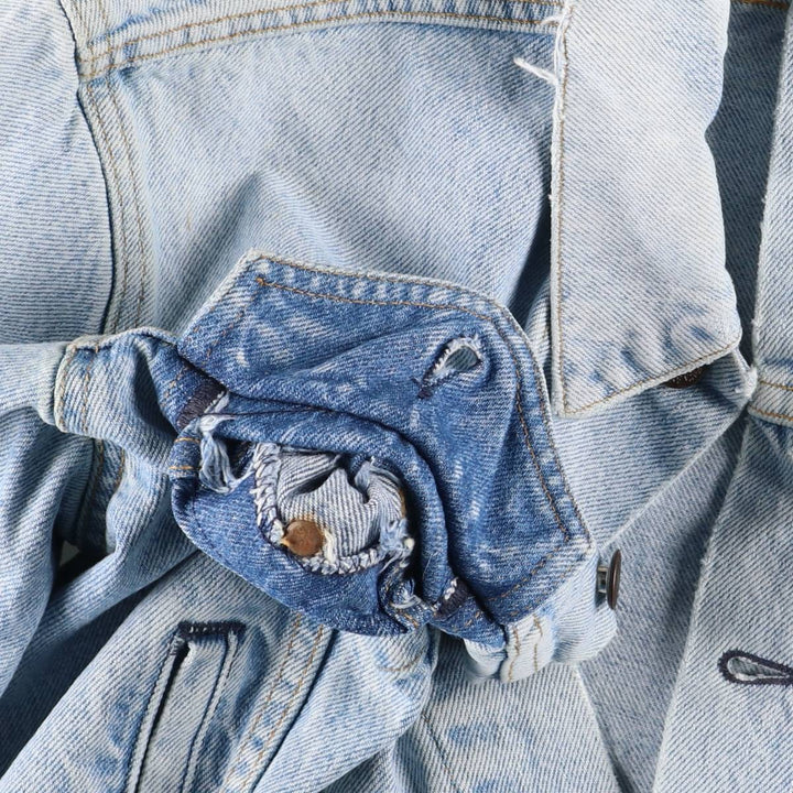 Vintage Levi's denim jacket, made in the USA, size L, men's size L cotton blue type Vintage Second Hand