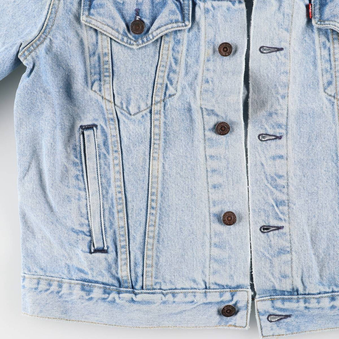 Vintage Levi's denim jacket, made in the USA, size L, men's size L cotton blue type Vintage Second Hand