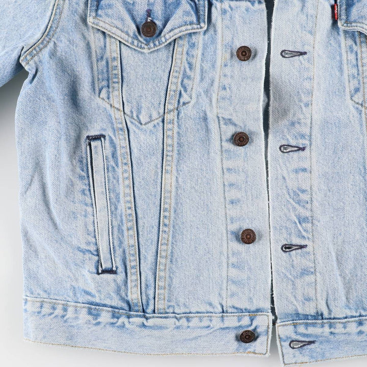 Vintage Levi's denim jacket, made in the USA, size L, men's size L cotton blue type Vintage Second Hand
