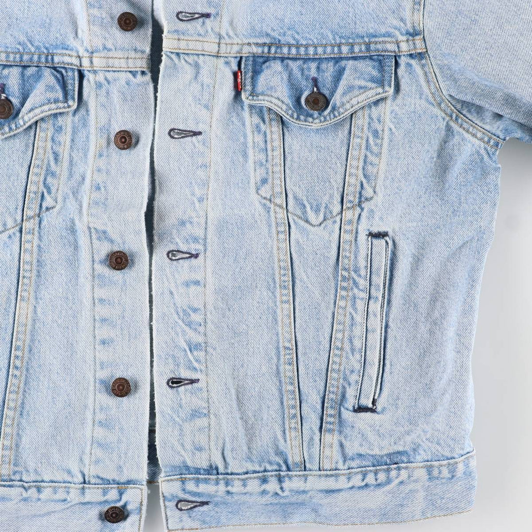 Vintage Levi's denim jacket, made in the USA, size L, men's size L cotton blue type Vintage Second Hand